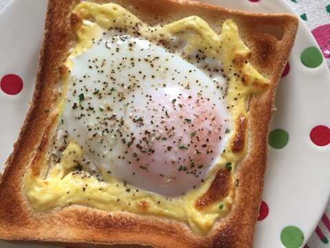 目玉焼きトースト！